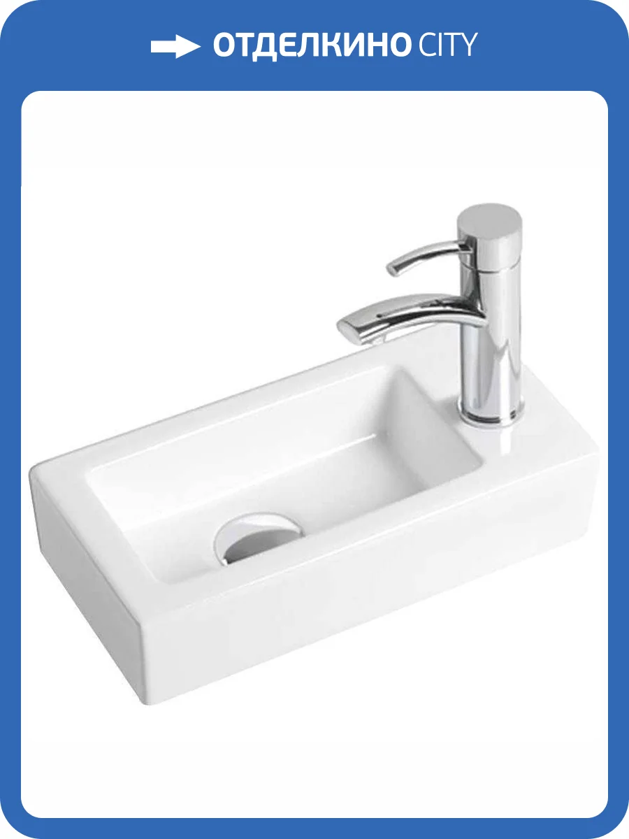 Раковина Vincea VBS-133R правая, 37 см фото 3