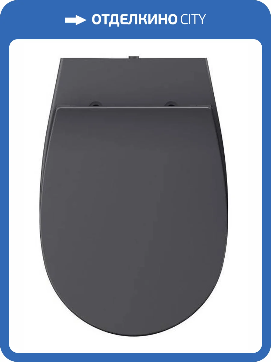 Крышка-сиденье Isvea Sentimenti Neo 40D40522I-S антрацит матовый фото 3