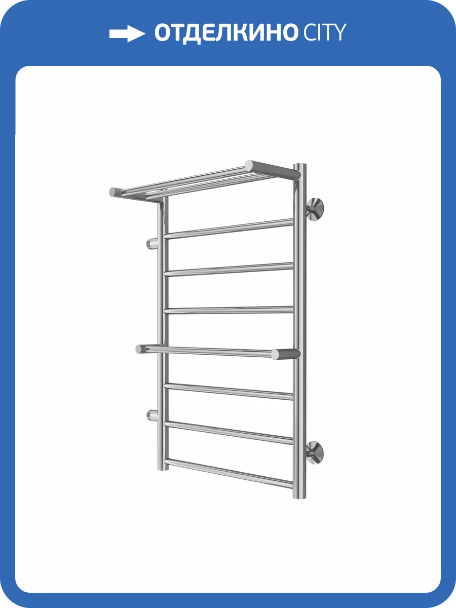 Полотенцесушитель Terminus Анкона П8 50x80 бп500 слева, водяной фото 4