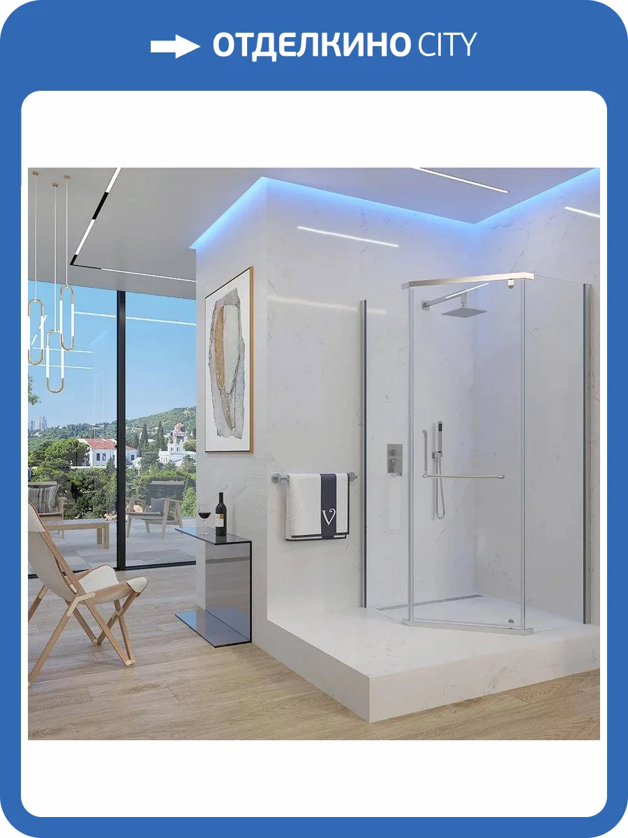 Душевой уголок Veconi Rovigo RV-36 100x100 фото 4