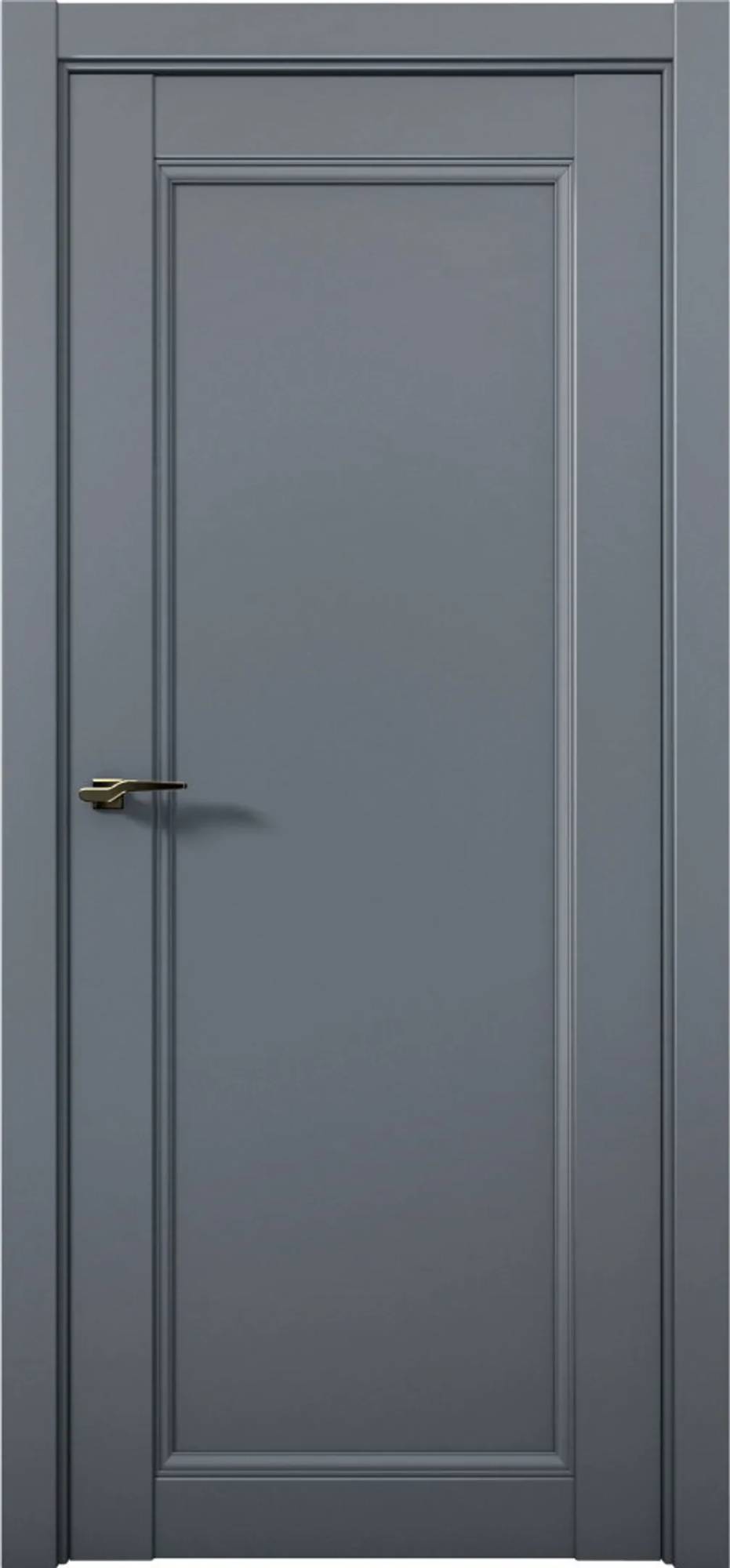 Межкомнатная дверь глухая Brandoors Prime B26 Полотно Антрацит 2000х900