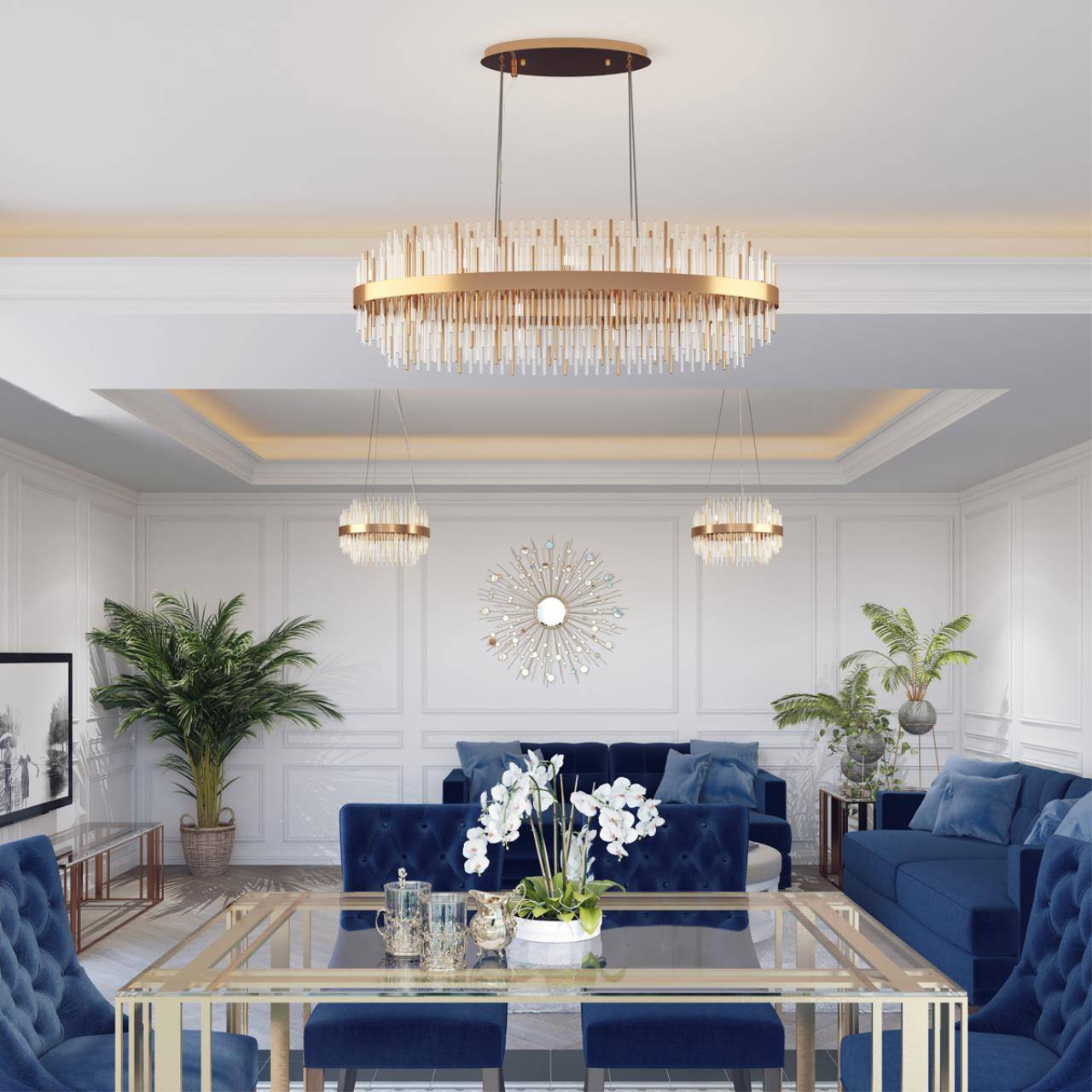 Подвесная люстра Odeon Light Hall Ida 4639/8 фото 3