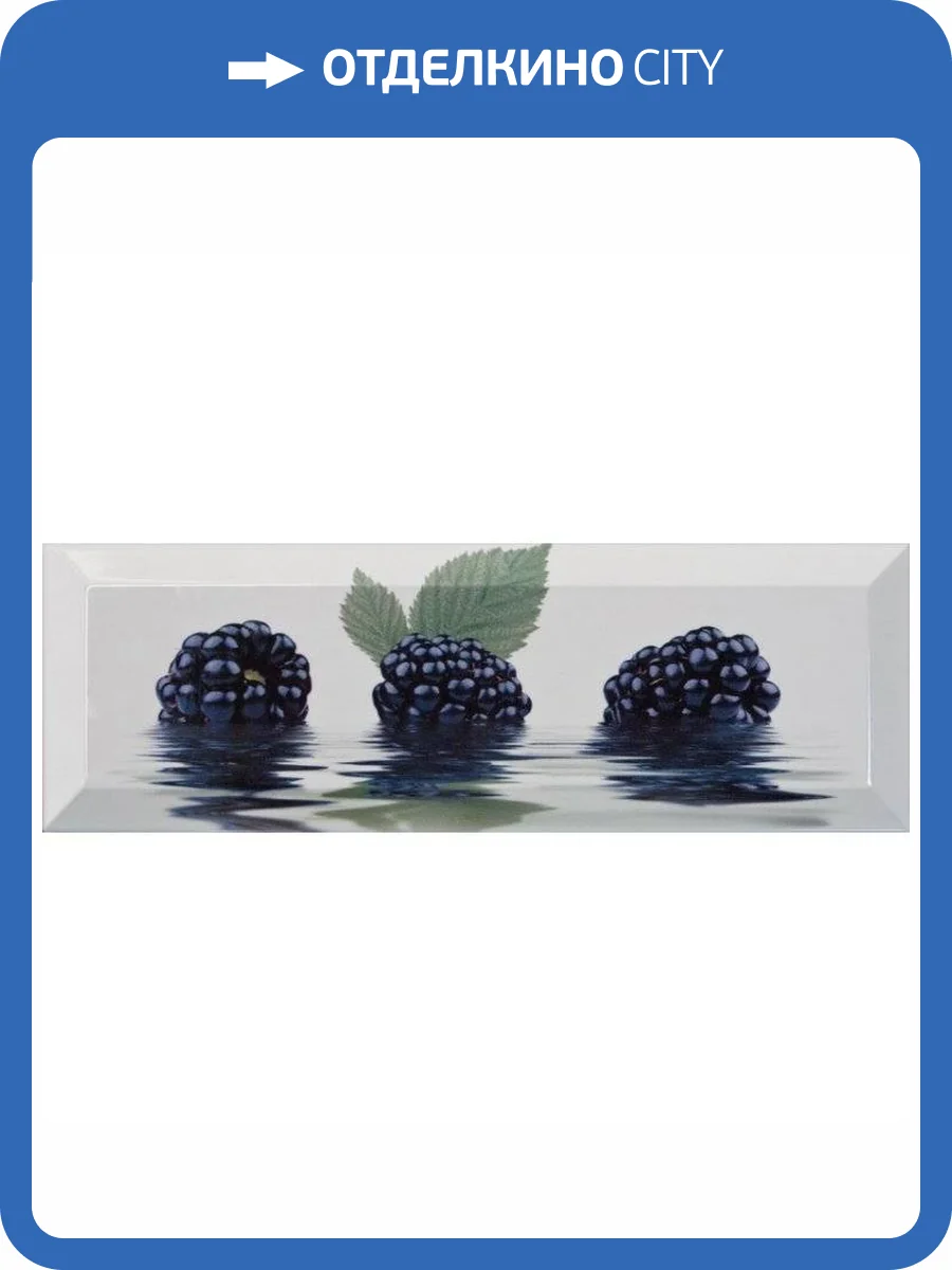 Декор Monopole Fresh/Primavera Decor Fresh Mora 10x30 фото 2