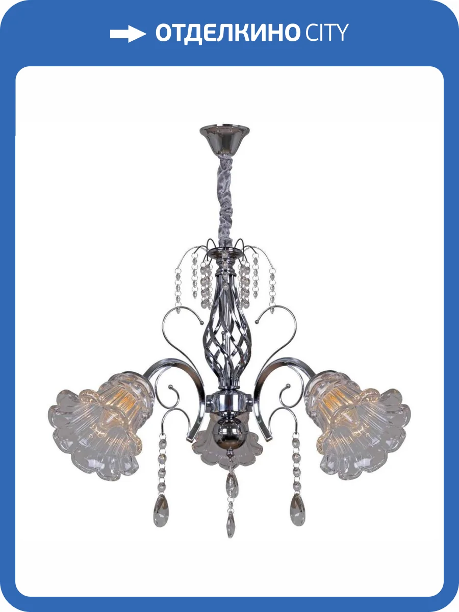 Потолочная люстра Reluce 02349-0.4-03 CR+CL фото 3