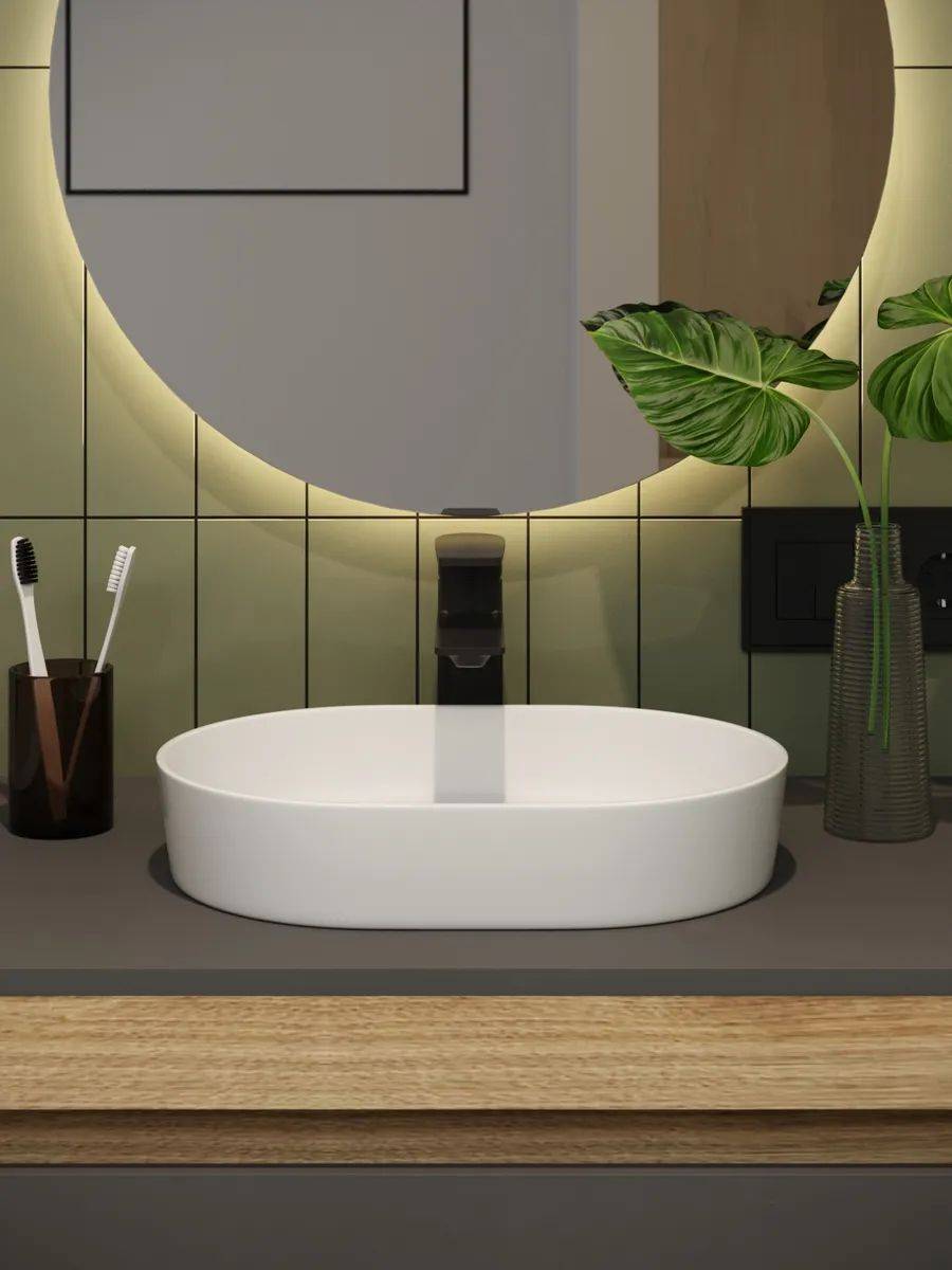 Смеситель для раковины Watersense Jessie W00339 черный матовый фото 6