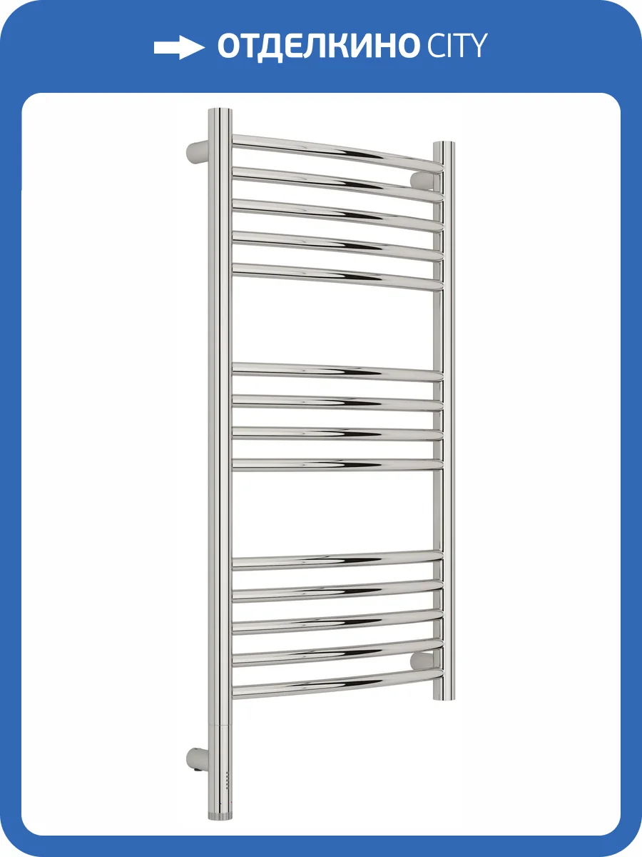 Полотенцесушитель электрический Сунержа Богема 3.1 00-6002-8040 выгнутый, 80x40 фото 5
