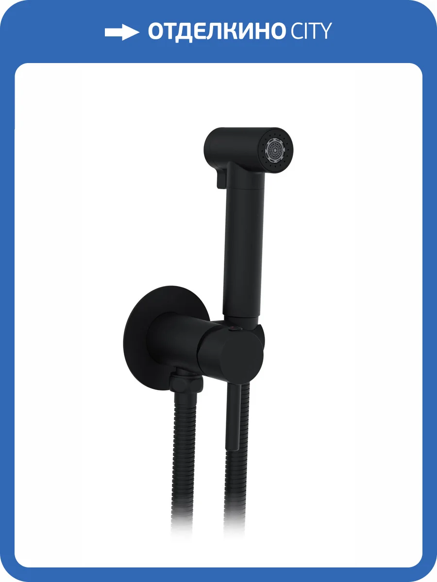 Гигиенический душ AltroBagno Modern 060119 NeOp, черный матовый фото 9