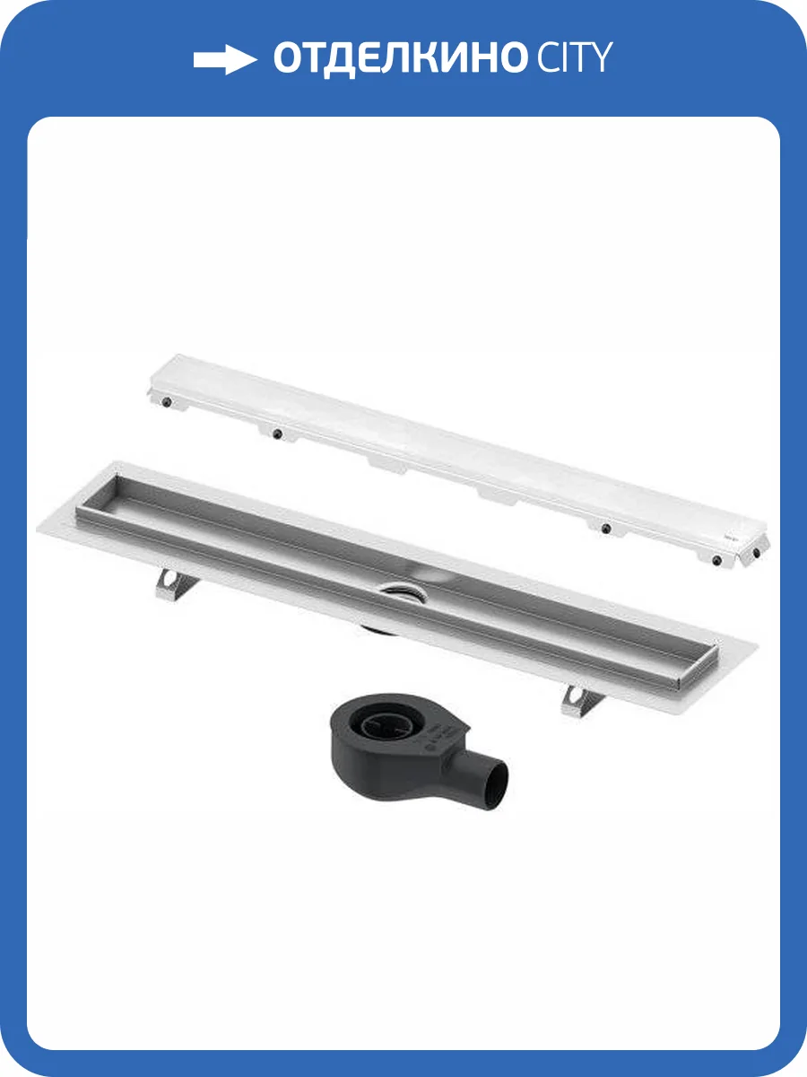 Душевой лоток TECE TECEdrainline 100 см стекло с сифоном фото 10