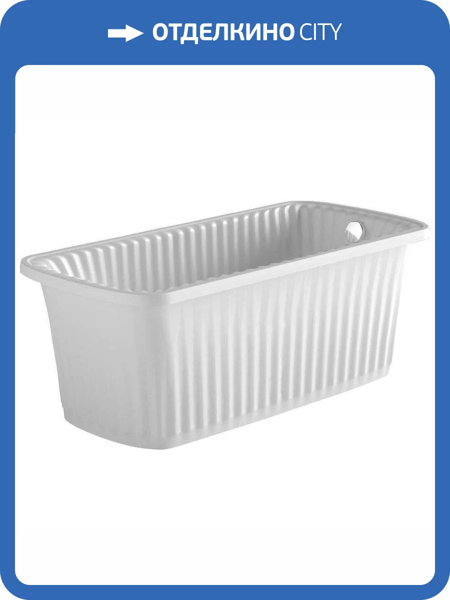 Ванна из искусственного камня Migliore Olivia 24253 174x80 слив-перелив хром фото 3