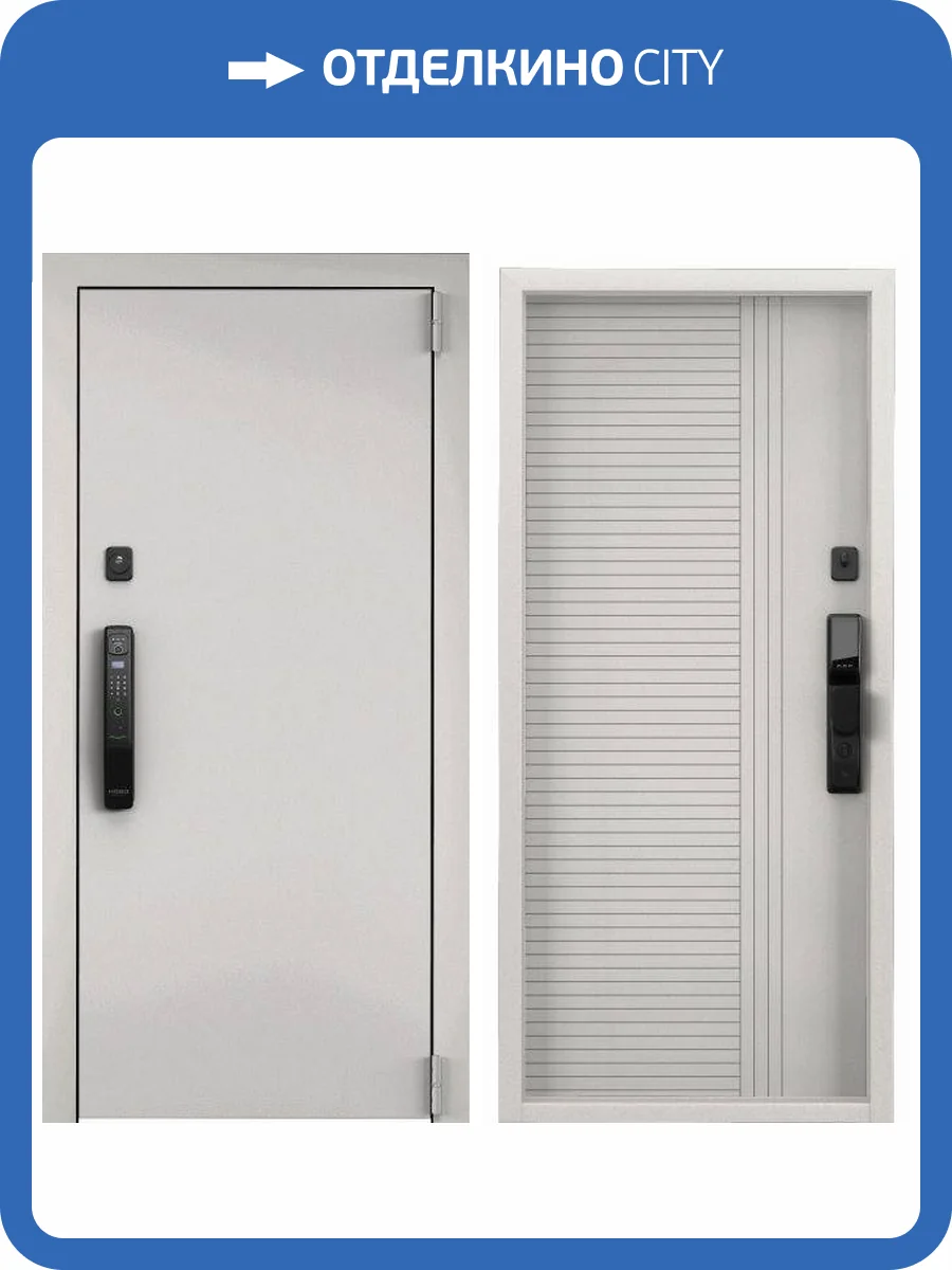 Входная стальная дверь Torex CYBER PRO MP 1744126 Колоре бьянко/ПВХ Бьянко 2050x880 фото 2