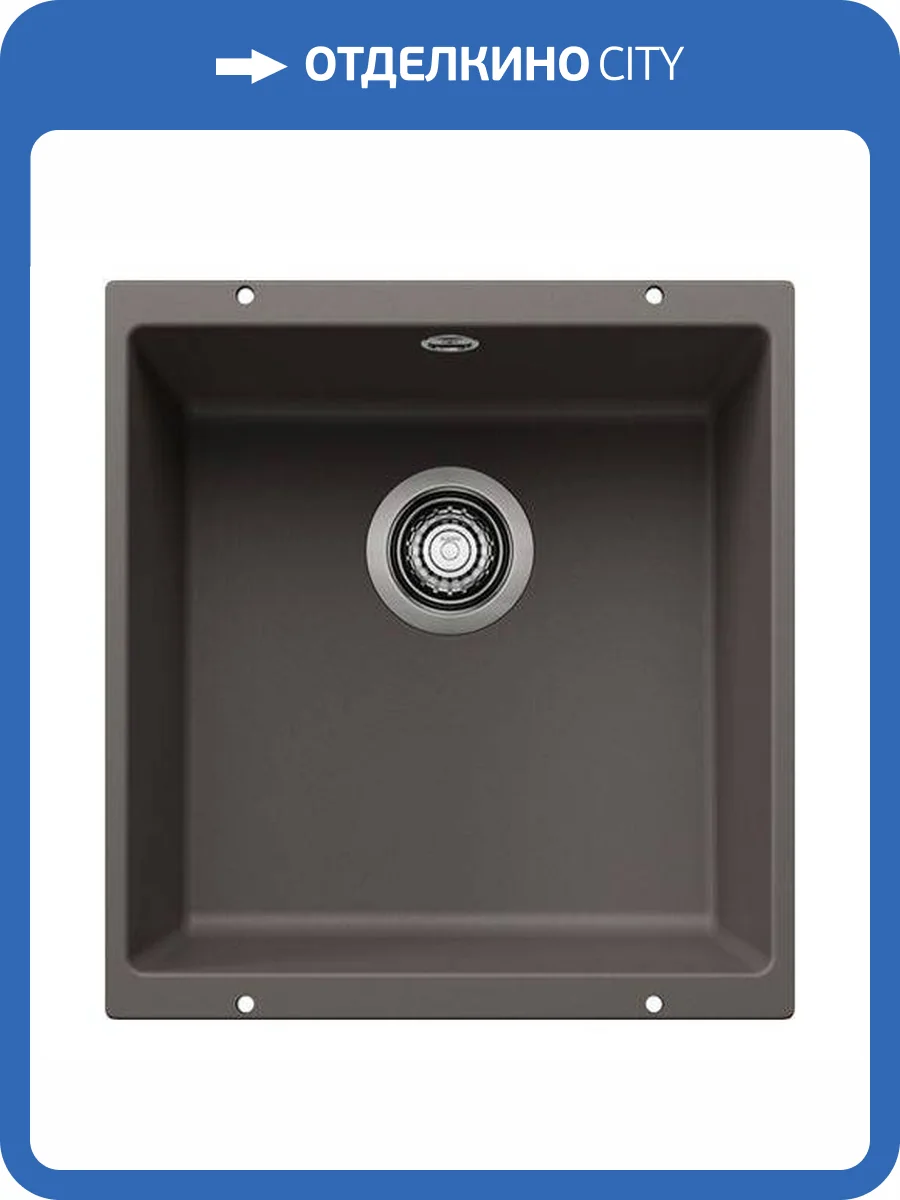 Мойка кухонная Blanco Rotan 400-U 527328 вулканический серый фото 4
