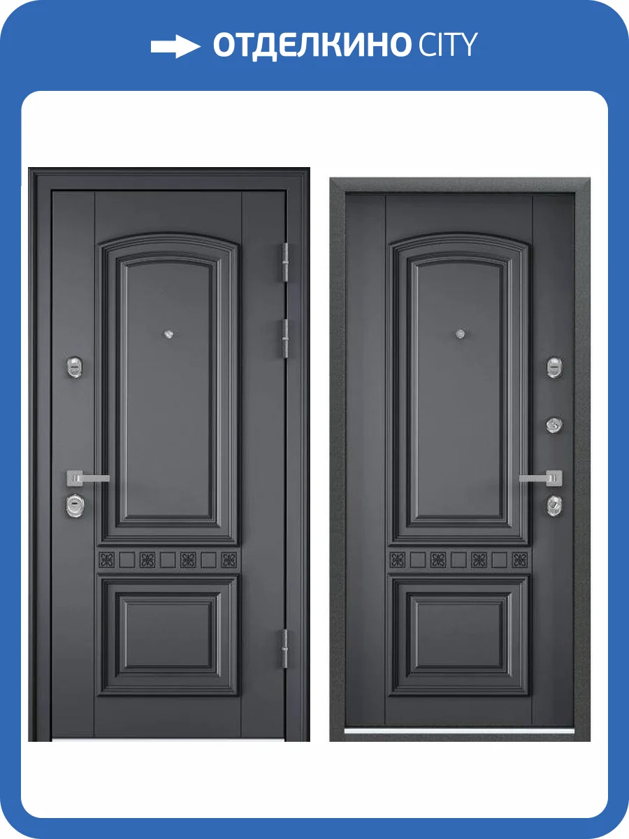 Входная стальная дверь Torex PROFESSOR-4+ 02 PP 42909 ПВХ Оскуро/ПВХ Оскуро 2000x880 фото 2