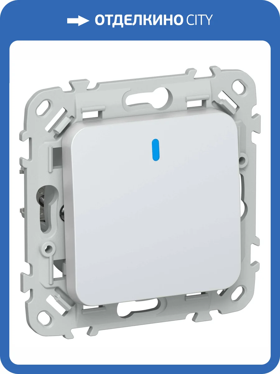 Выключатель 1-клавишный IEK Flite FI-V10-1-10-1-K36 жемчуг фото 2