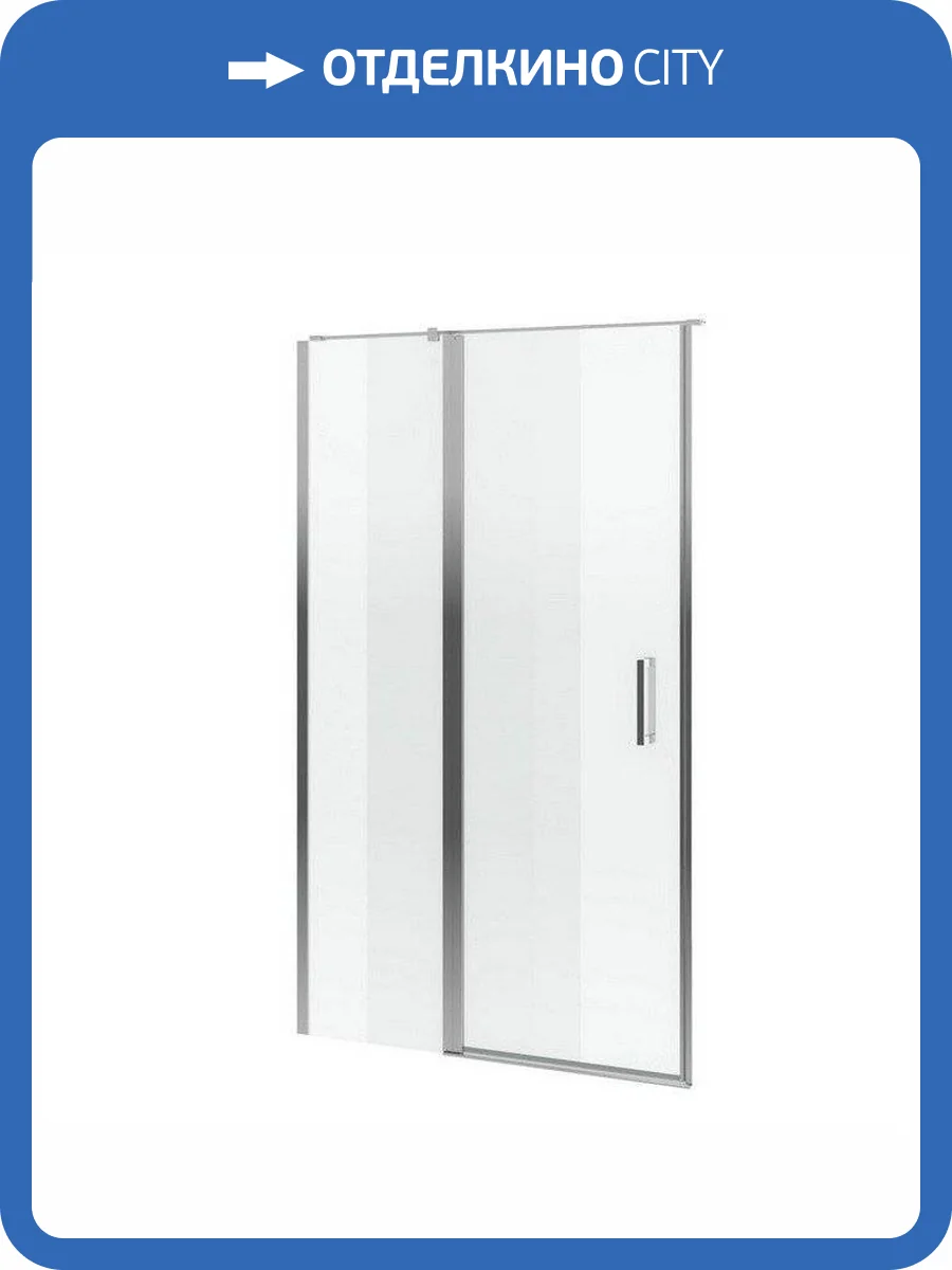 Душевая дверь со стенкой EXCELLENT Mazo 100 см (хром) фото 4