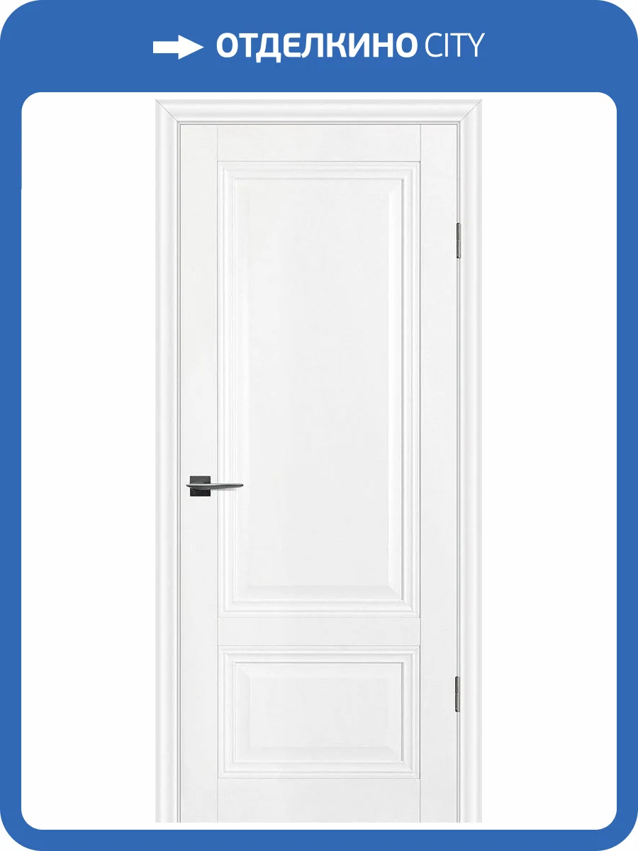 Межкомнатная дверь Profilo Porte экошпон PSC-38, глухая, белый 800x2000 фото 2