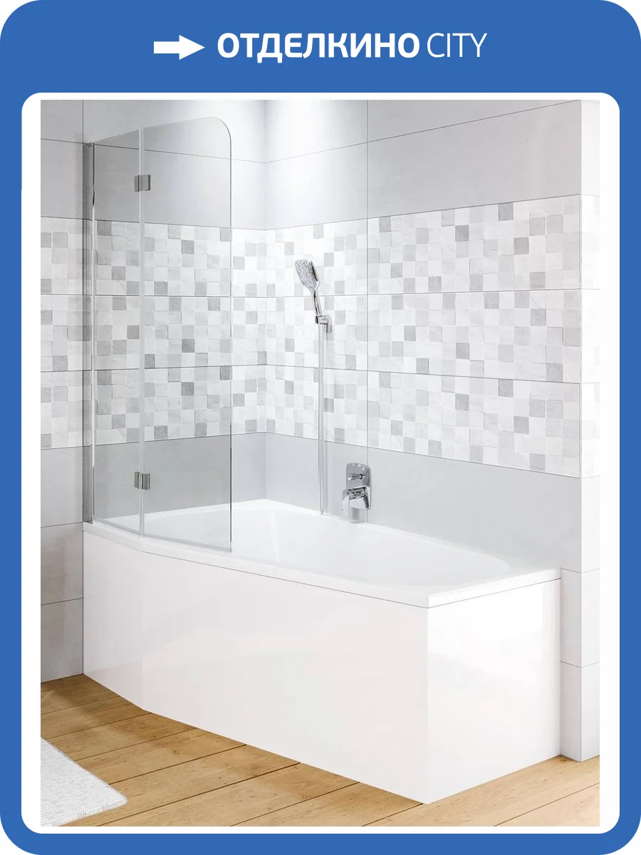 Шторка на ванну Riho Novik G003042120 Z500 YUKON Хром фото 3