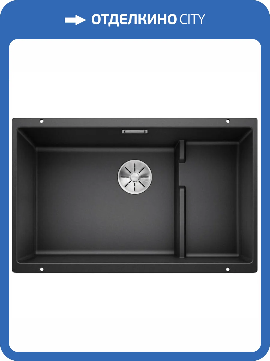 Мойка кухонная Blanco Subline 700-U Level 526004 черный фото 5