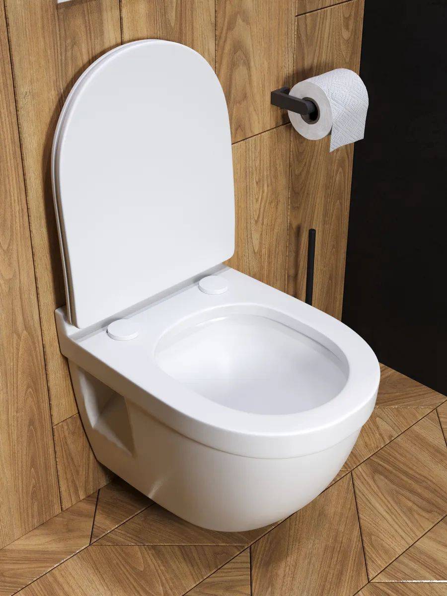 Унитаз подвесной Watersense Nancy Pro W00162 безободковый, сиденье микролифт фото 9