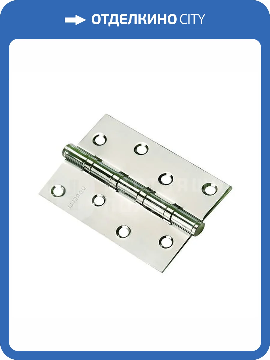 Петля карточная Morelli MSN 100X70X2.5-4BB PC хром, врезная фото 2