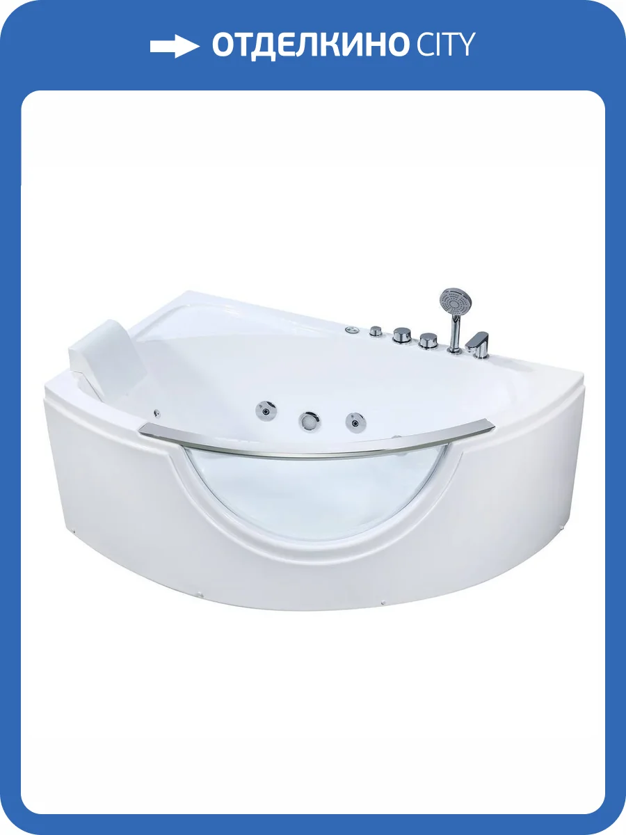 Акриловая ванна Orans 62110L 160x100 с гидромассажем фото 7