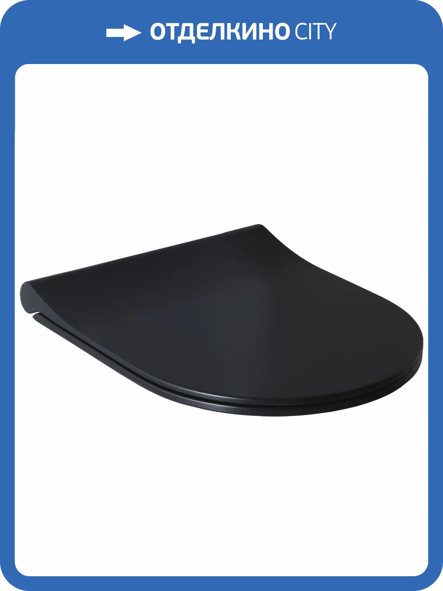 Крышка-сиденье Allen Brau Priority 4.31004.31 с микролифтом, черная фото 2