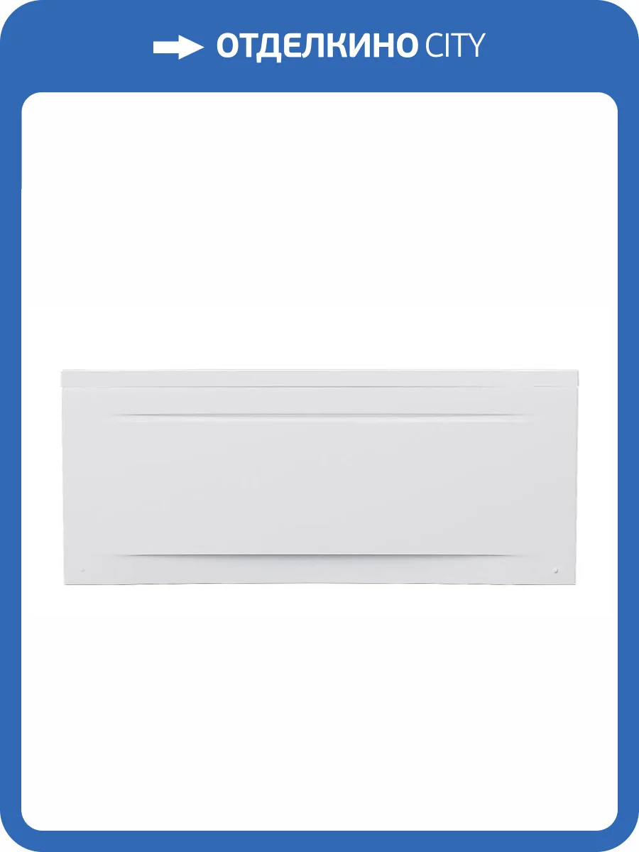 Фронтальная панель Erlit Ultra PFE1658H белая, с горизонтальным крепежом фото 2