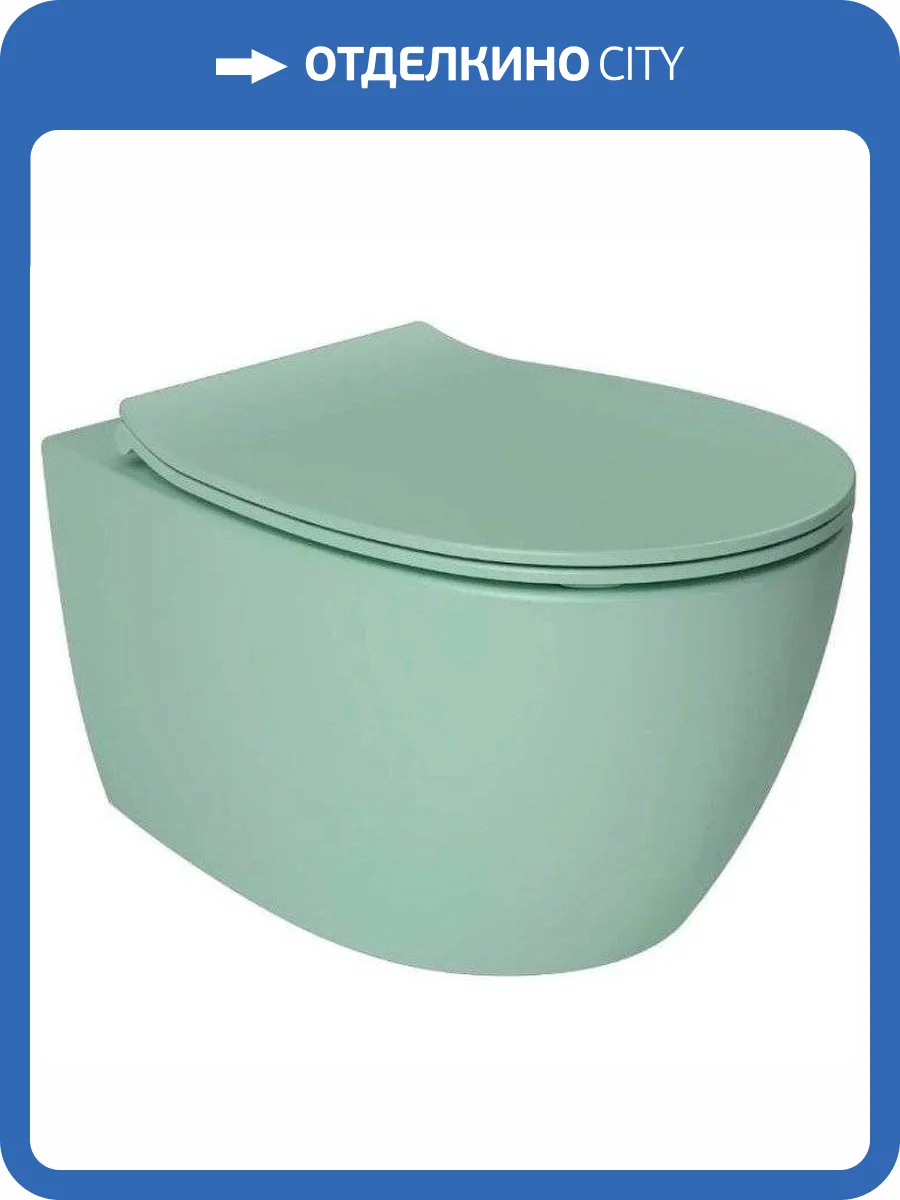 Унитаз подвесной Allen Brau Fantasy 4.11004.MT мятный фото 16