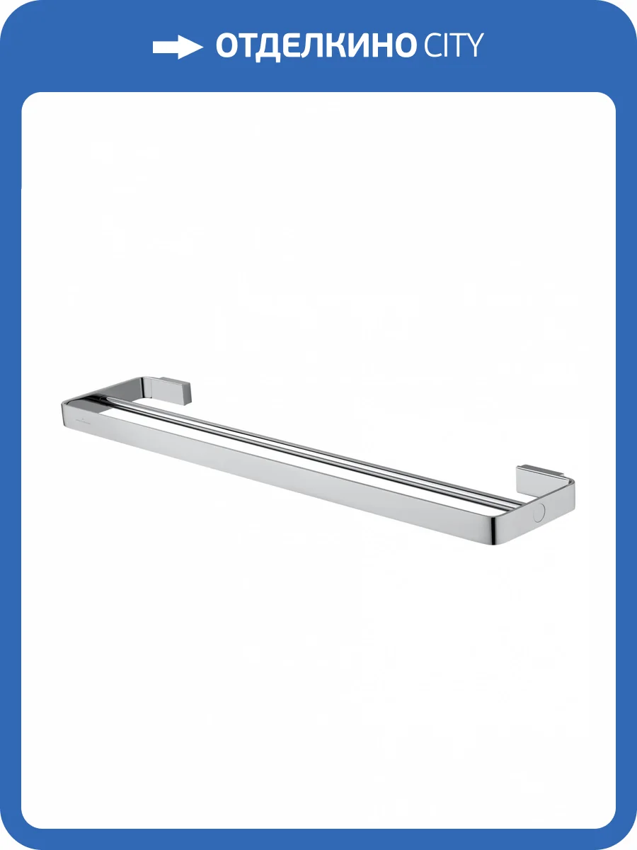 Полотенцедержатель Wonzon & Woghand WW-8311A двойной, хром фото 5