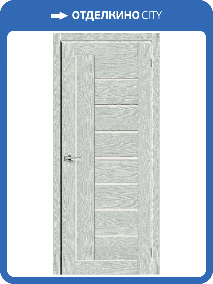 Межкомнатная дверь Bravo 153-0721 Браво-29 Grey Wood 200x70 фото 2