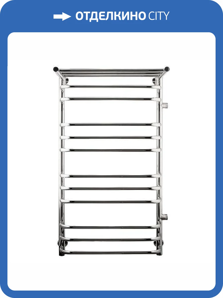 Полотенцесушитель водяной Indigo Brace LBCW100-50PR-б/п-60 100x55.7 Серебристый фото 2