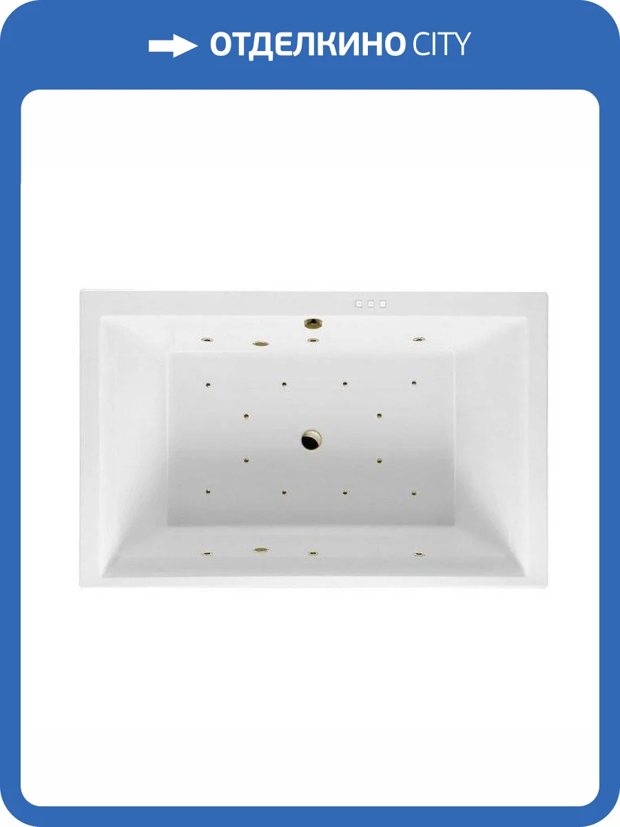 Акриловая ванна Excellent Crown Lux RELAX WAEX.CRO19.RELAX.BR 190x120 бронза фото 4