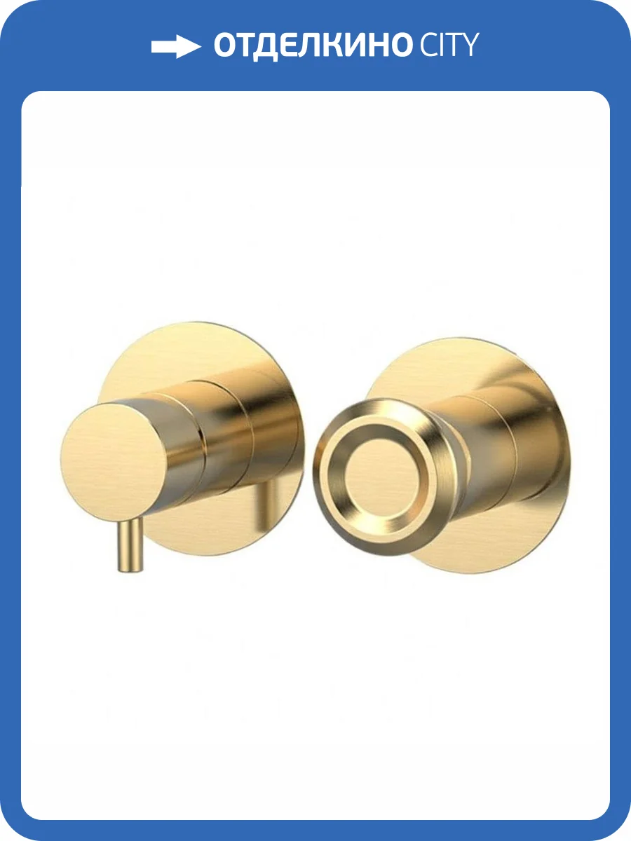 Смеситель для душа Remer Element ET93ZPBG брашированное золото фото 4