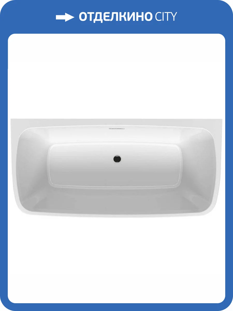 Акриловая ванна Riho Bathtubs Adore Fall B086002005 180x86 хром, белая глянцевая фото 4