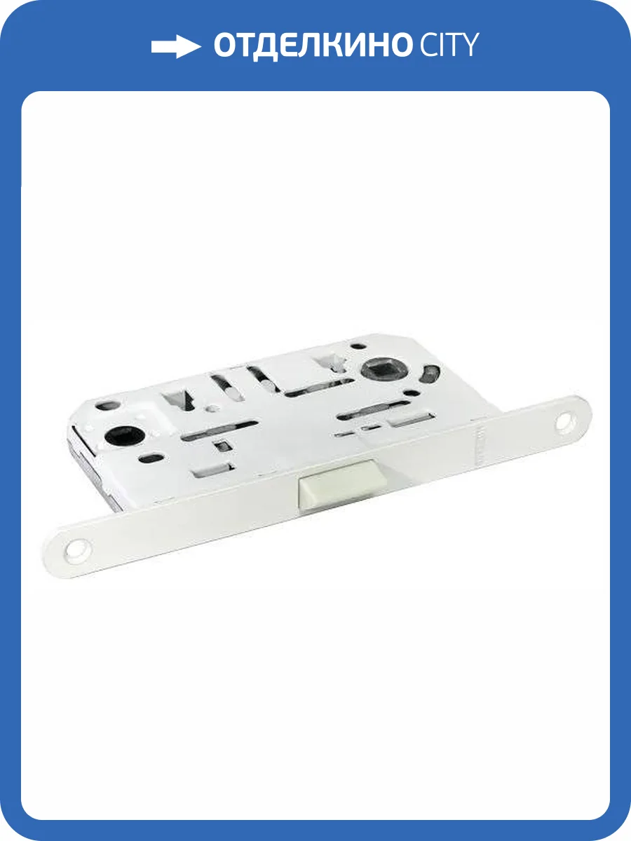 Защелка Morelli 1895P W белый, бесшумная, многофункциональная фото 3