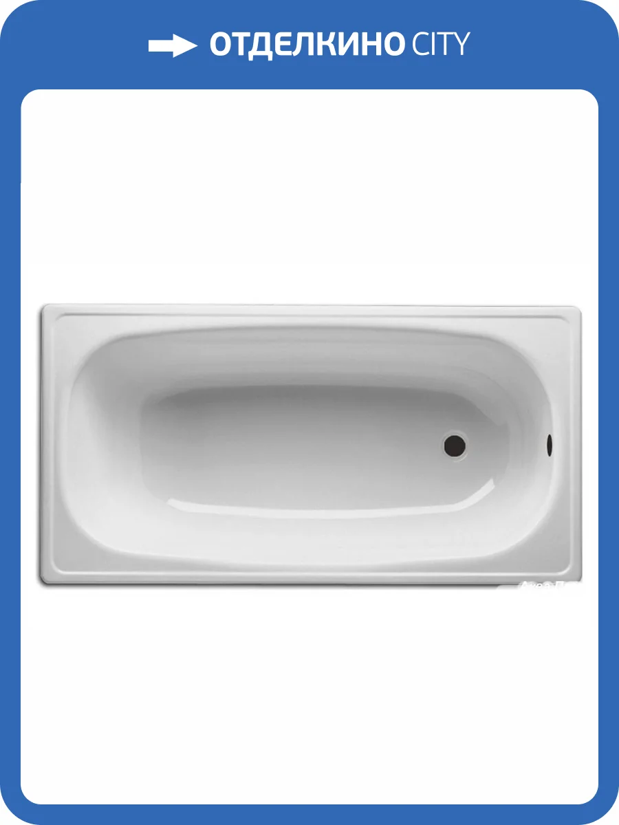 Стальная ванна BLB Europa 130x70 с ножками фото 5