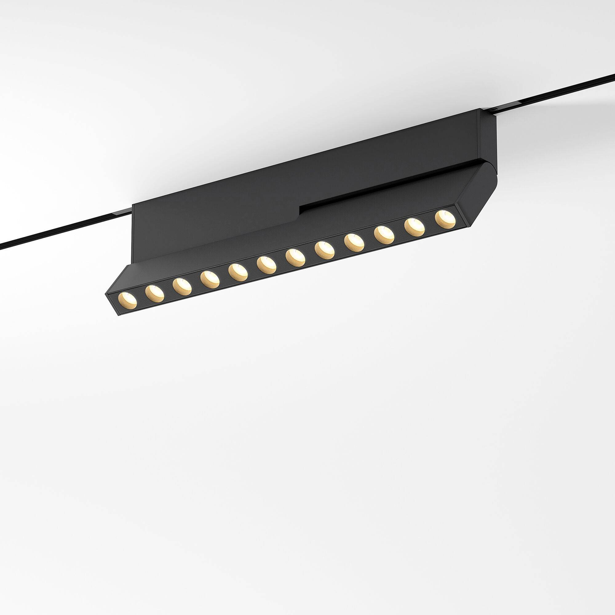 Трековый линейный светодиодный светильник Elektrostandard Mini Magnetic 85208/01 12W 3000K черный