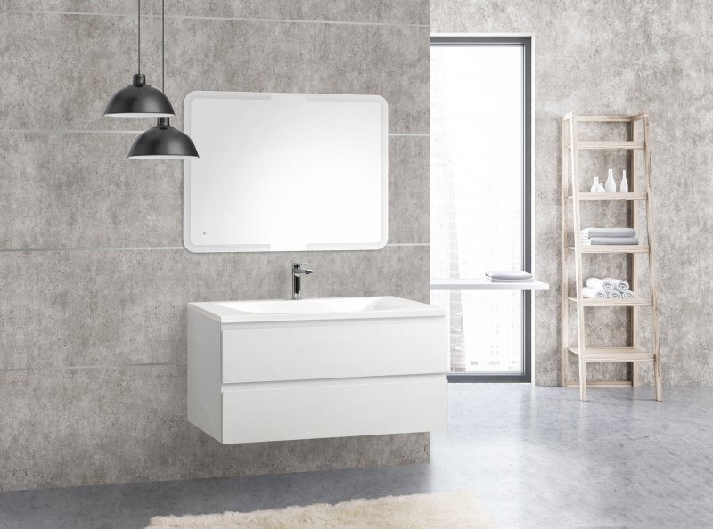 Тумба под раковину Cezares MOLVENO 100-2C-SO-BG Bianco Ghiaccio, 99.6x 49.8x50 фото 2
