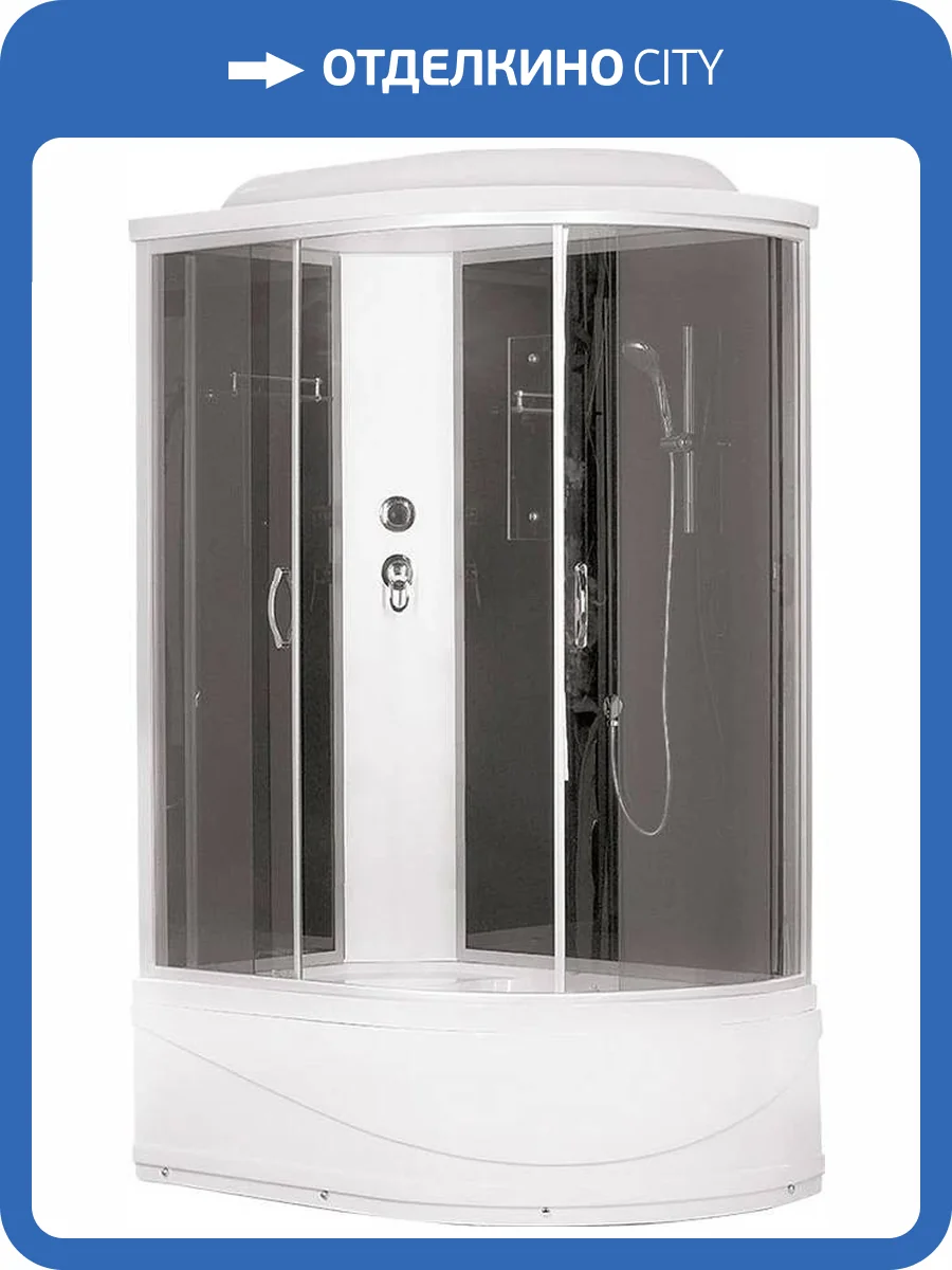 Душевая кабина Erlit Comfort ER3512TPL-C4-RUS с высоким поддоном, с сиденьем фото 5