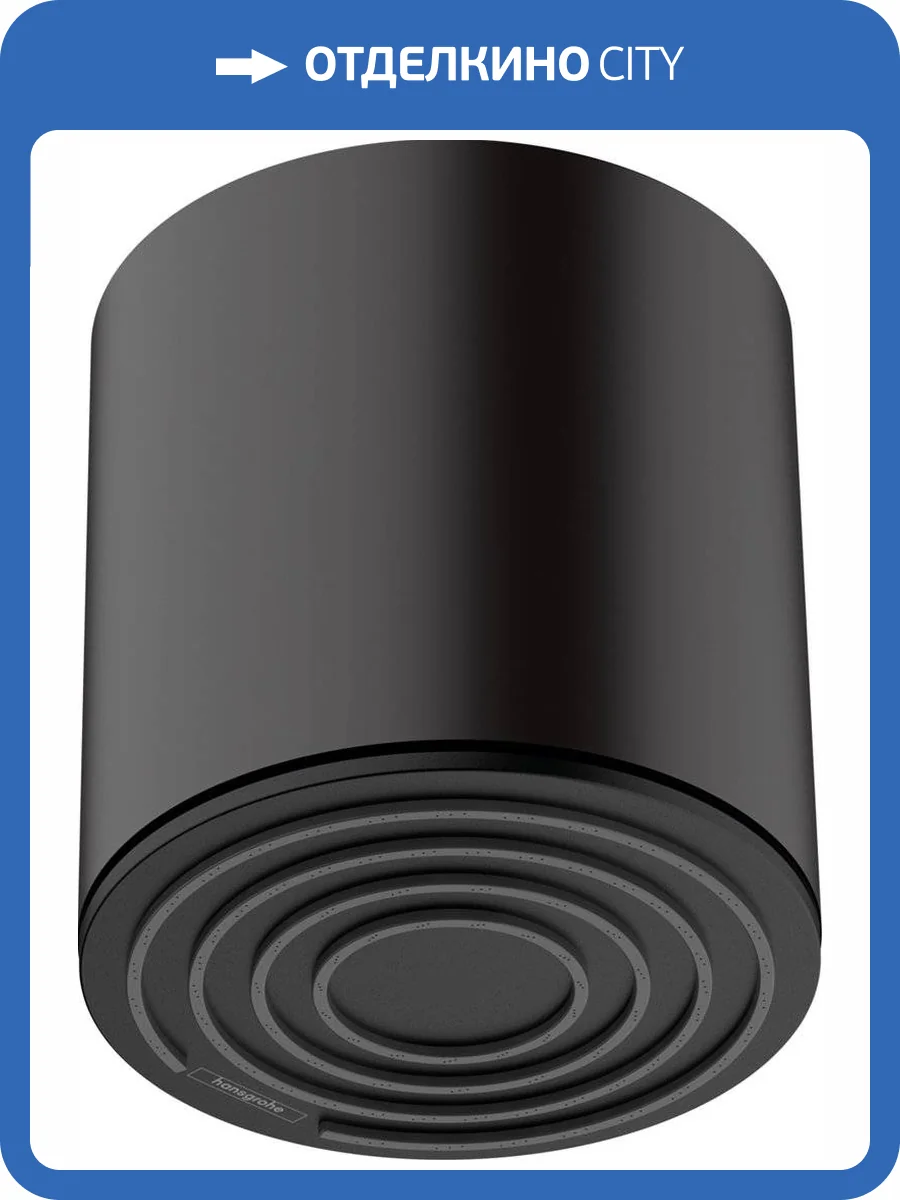 Верхний душ Hansgrohe Pulsify 24130670 105 1jet, черный матовый фото 7