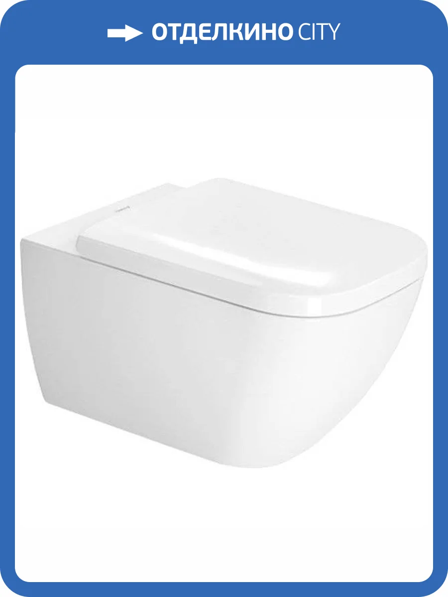 Унитаз подвесной Duravit Happy D.2 2221090000 + 0064590000 фото 8