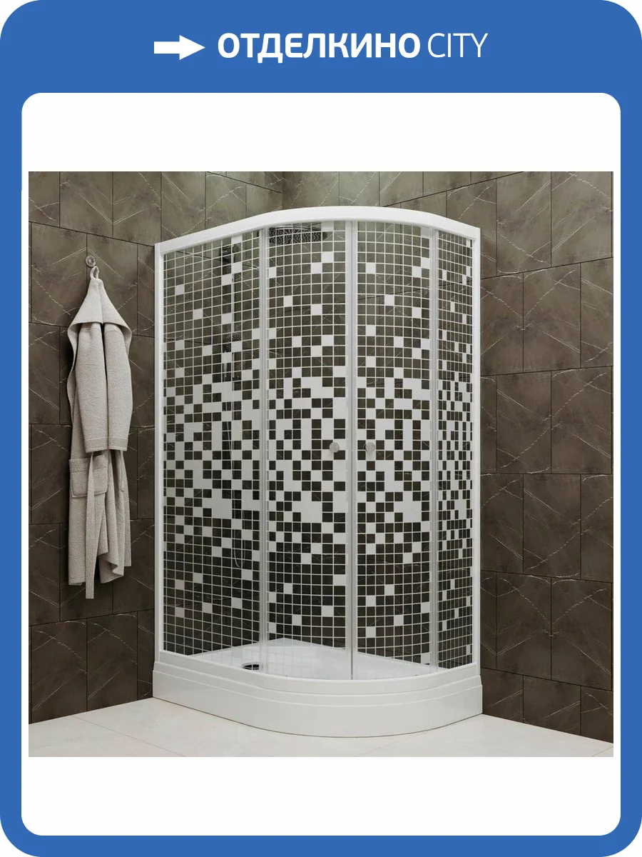 Душевой уголок Triton Коралл Щ0000043489 L 120х80 см, белый фото 6