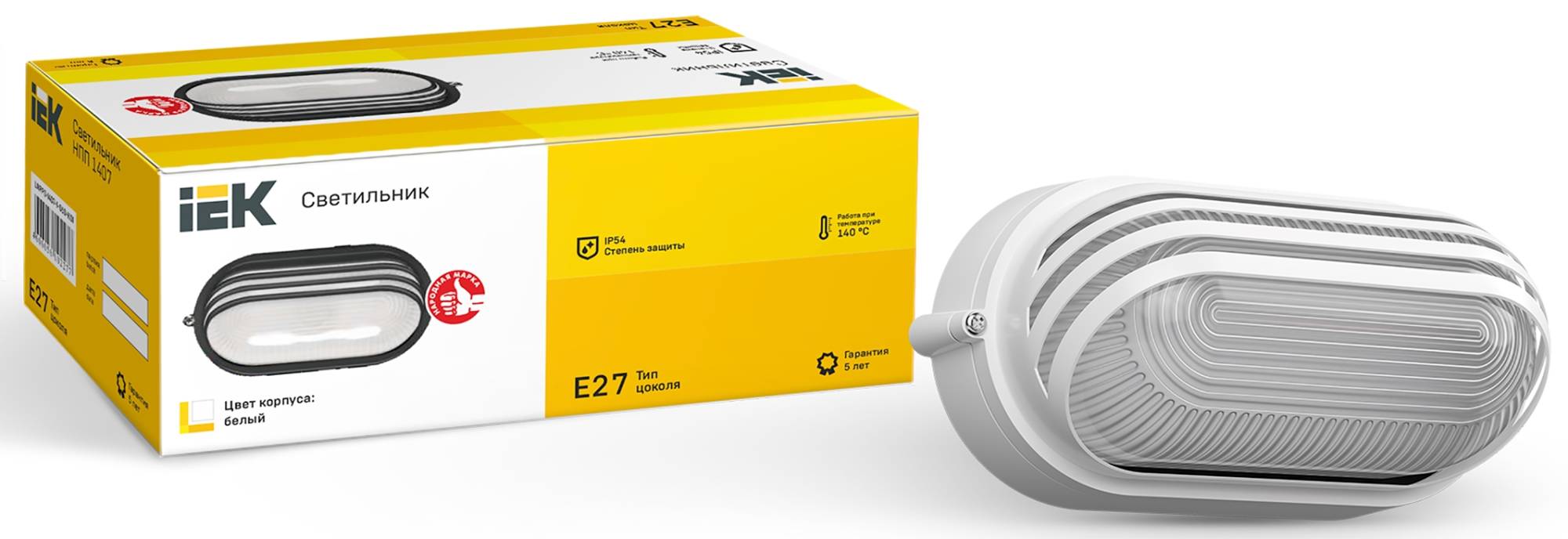 Настенно-потолочный светильник IEK НПП1407 LNPP0-1407-1-060-K01 фото 3