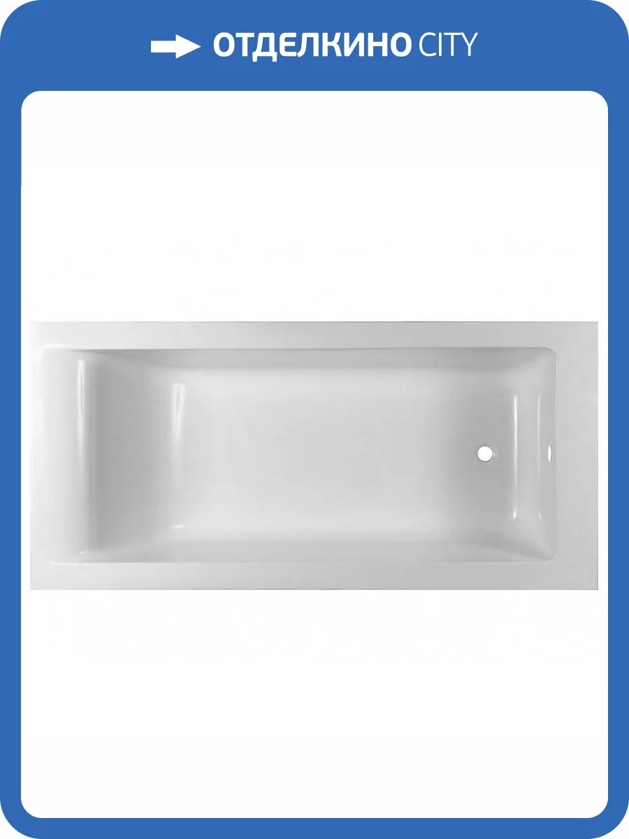 Ванна из искусственного камня Эстет Дельта 170x70 с ножками фото 9