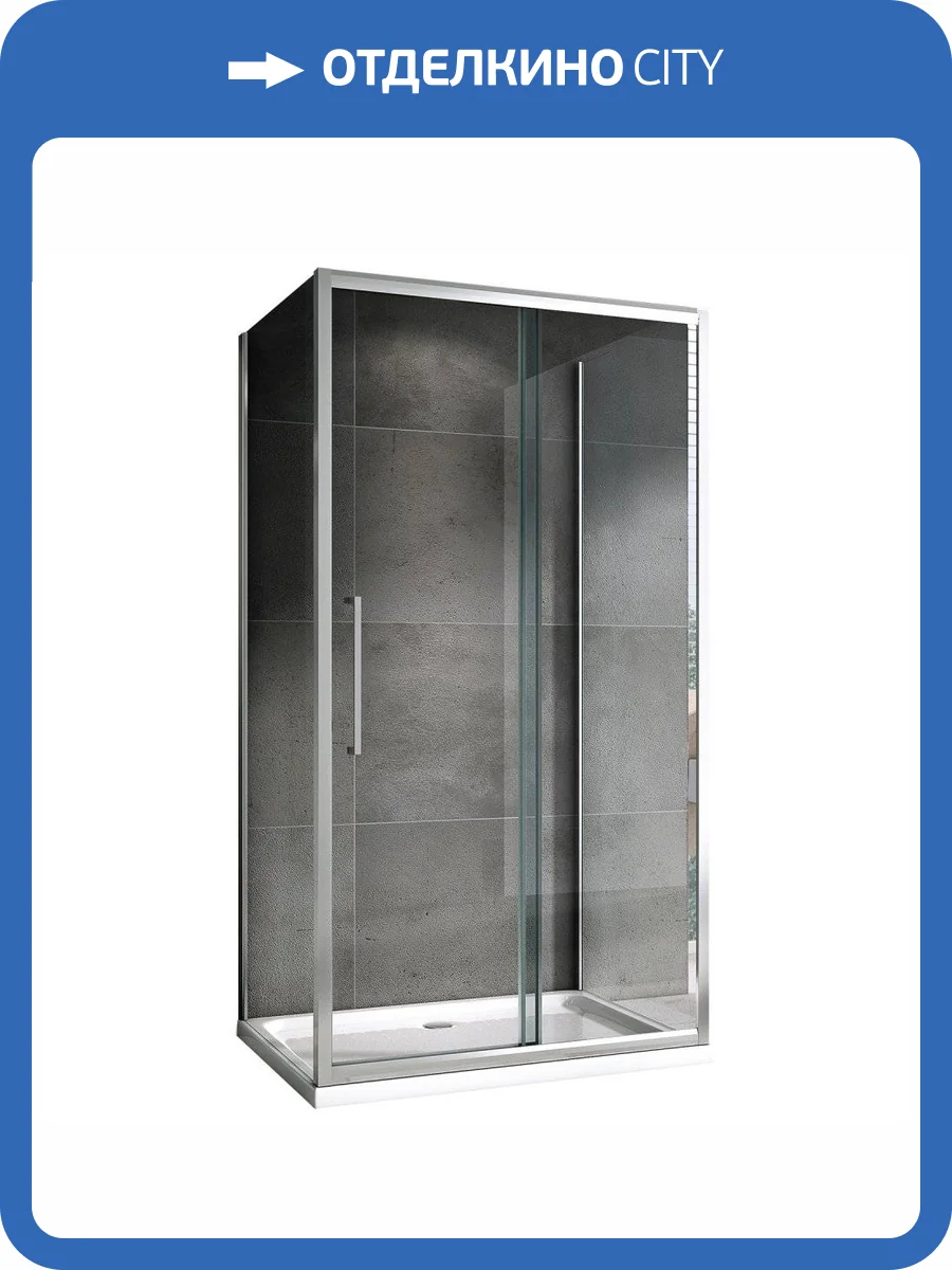 Душевой уголок Abber Schwarzer Diamant AG30100H-S100-S100 фото 6