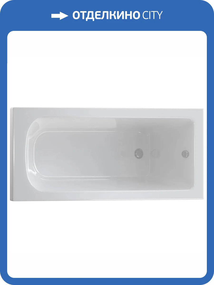 Ванна из искусственного камня Фэма Летиция 4607146341361 170x70 с ножками, белая глянцевая фото 4