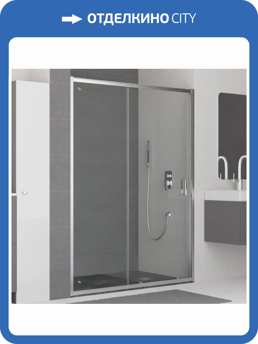 Душевая дверь в нишу RGW Classic CL-14 160, профиль глянцевый хром фото 5