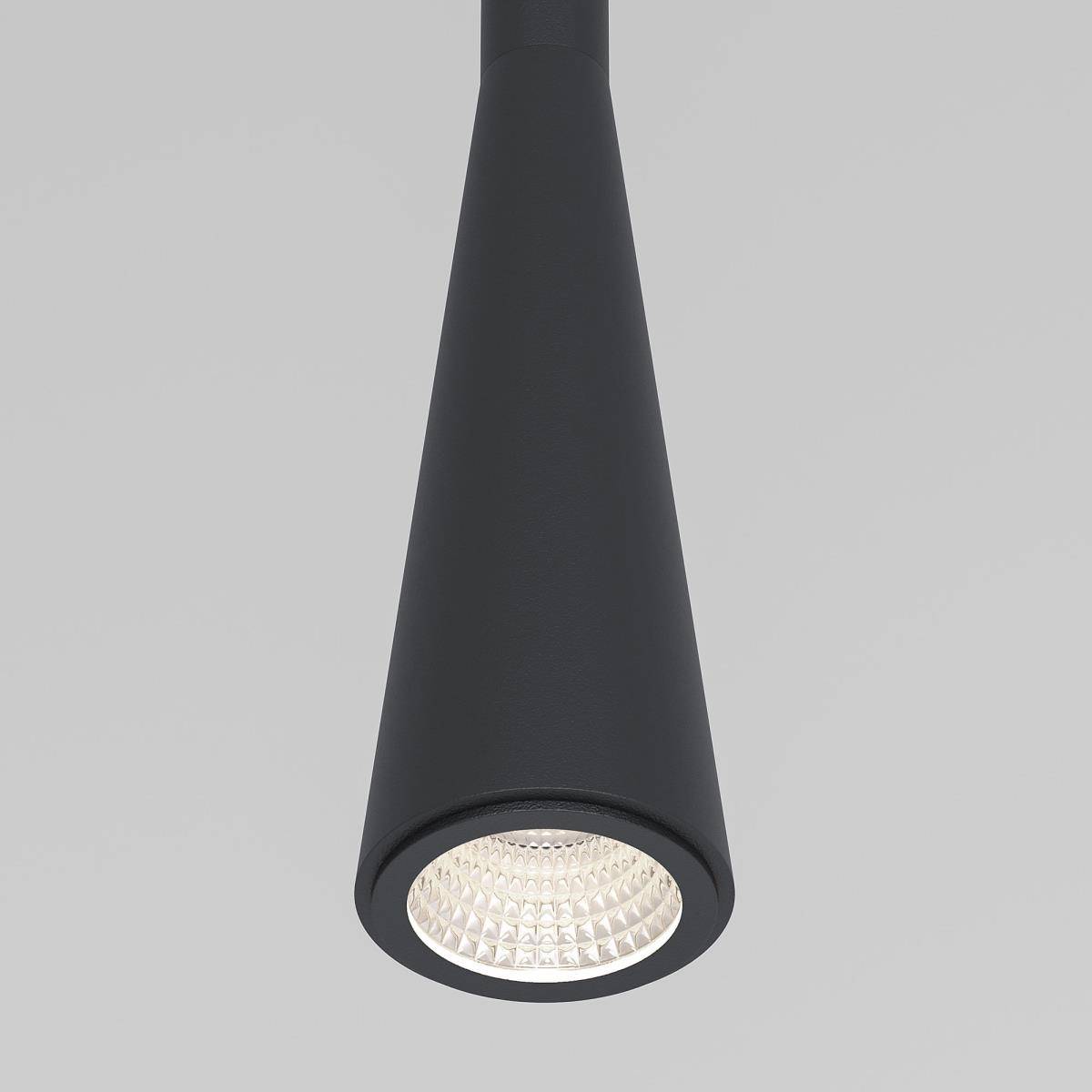 Подвесной светодиодный светильник Elektrostandard Vist 50312 LED 7W 4000K черный фото 4