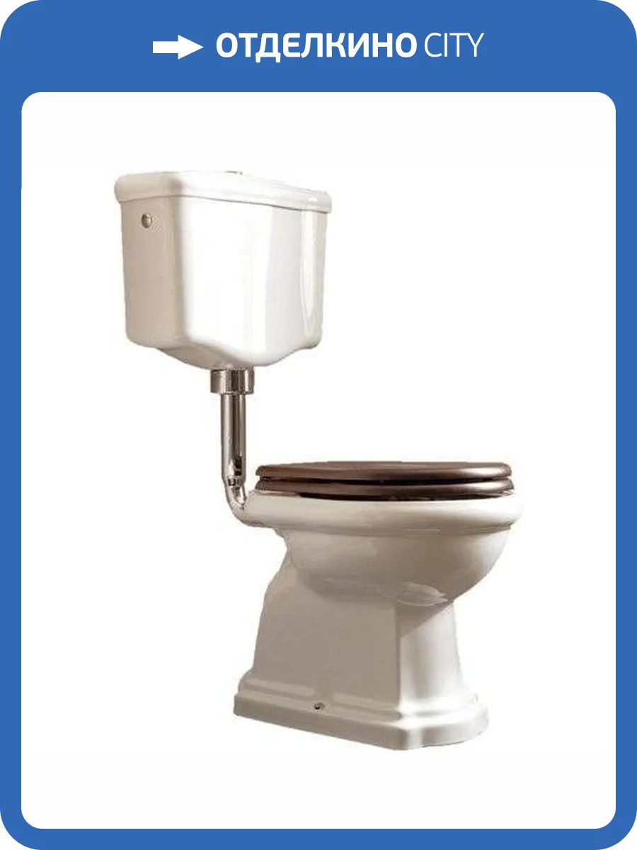 Унитаз Kerasan Retro 101101 со средним бачком фото 7