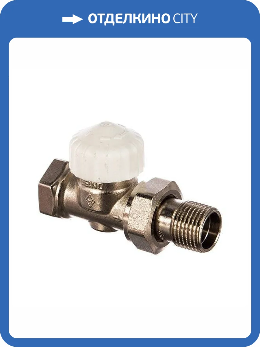 Вентиль термостатический Elsen прямой, 1/2 х 1/2, с преднастройкой, никелированный фото 2