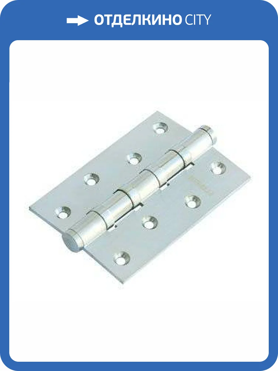 Петля дверная универсальная Morelli MBU 100х70х3- 4BB MBU 100х70х3- 4BB SN (Матовый никель) фото 3